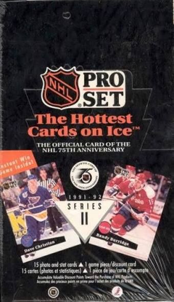 Pro set hockey 1991-92  Series 1, Format D'emballage: Boite (36 paquets)