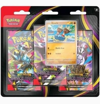 Mega evolution: Pitch black 3 blister pack