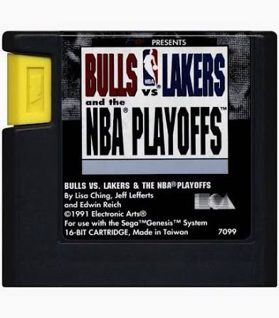 Sega Genesis - Bulls VS Lakers and the NBA playoffs, Format D'emballage: Loose