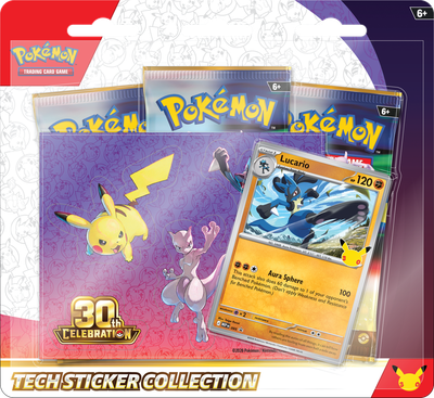 Pokemon 30th Celebration Tech Sticker Collection (Pre Order)