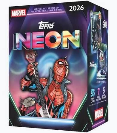 2026 Topps Marvel Neon Value box
