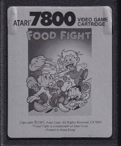 Atari 7800 - Foodfight, Format D'emballage: Loose