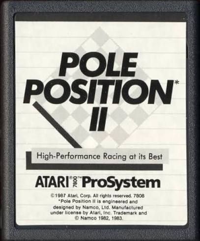 Atari 7800 - Pole position 2, Format D'emballage: Loose
