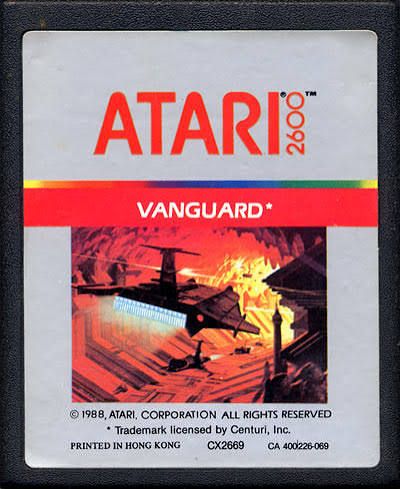Atari 2600 - Vanguard, Format D'emballage: Loose