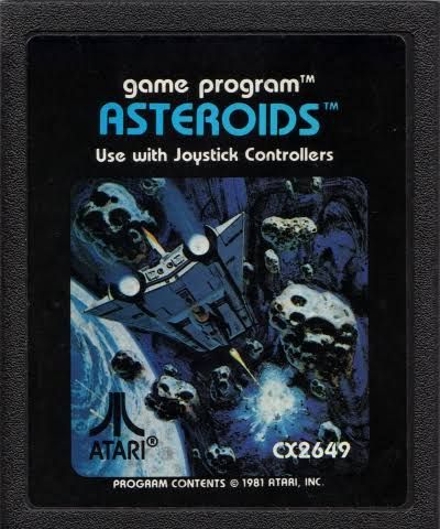 Atari 2600 - Asteroids, Format D'emballage: Loose