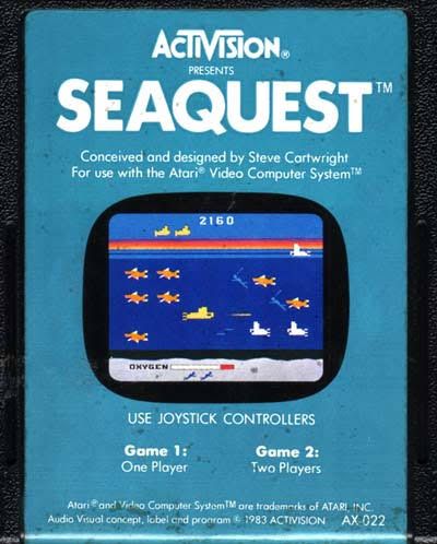 Atari 2600 - Seaquest, Format D'emballage: Loose