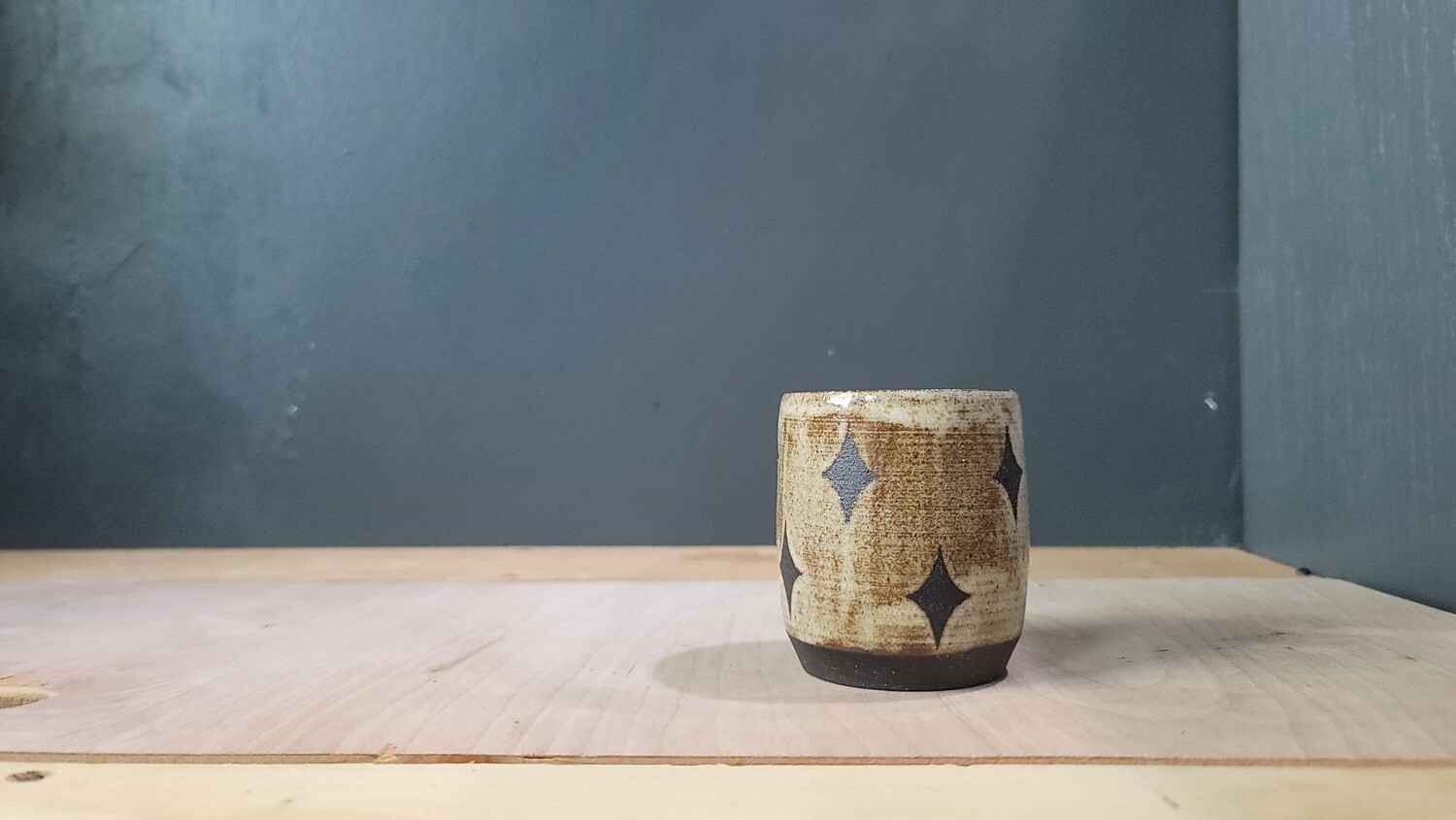 Rustic Star Ironstone Cup