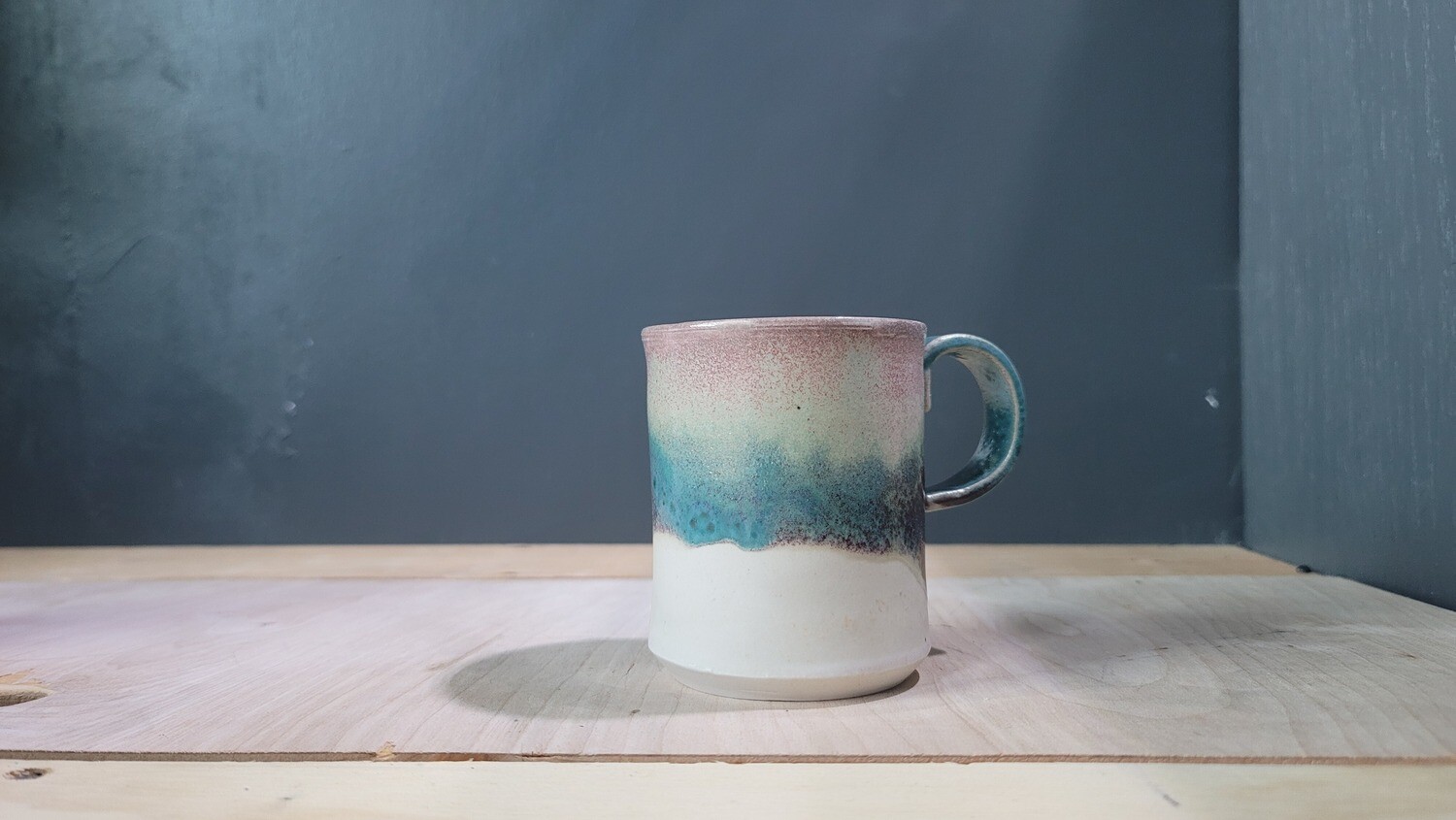 Iridescent Sunrise Porcelain Mug