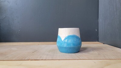 Blue and White Porcelain Cup
