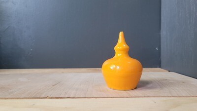 Orange Genie Bottle Porcelain Decoration