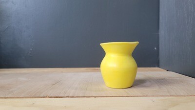 Yellow Porcelain Vase