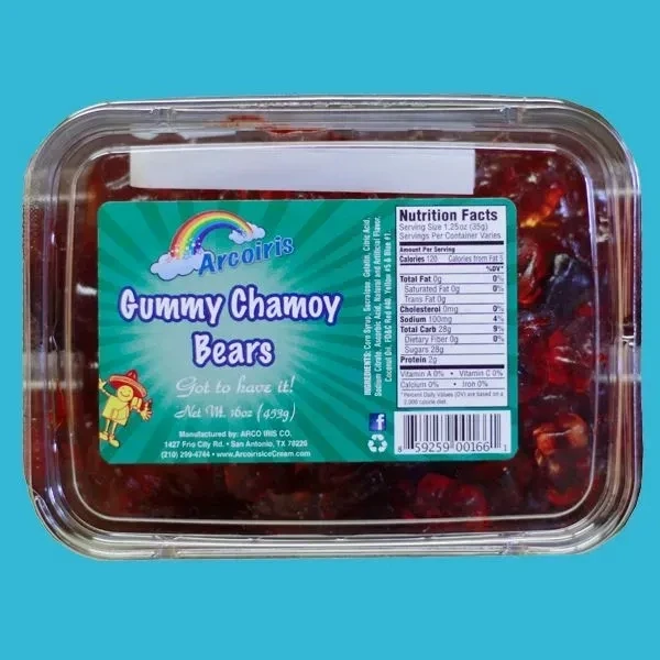 Gummy Chamoy Bears -16 oz. Tray