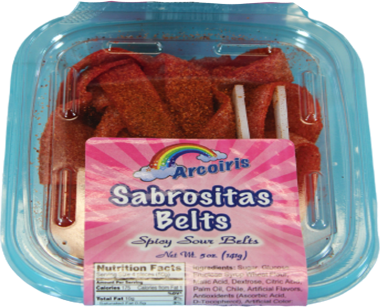 Sabrositas Belts Spicy & Sour 5-oz. Tray