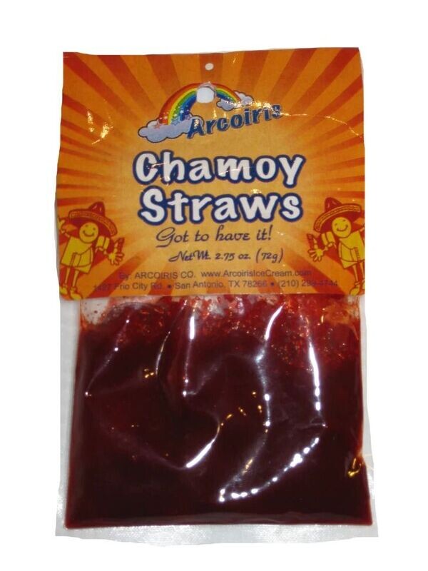 Tiritas Sabrositas Chamoy Straws Single Pack (2 oz)