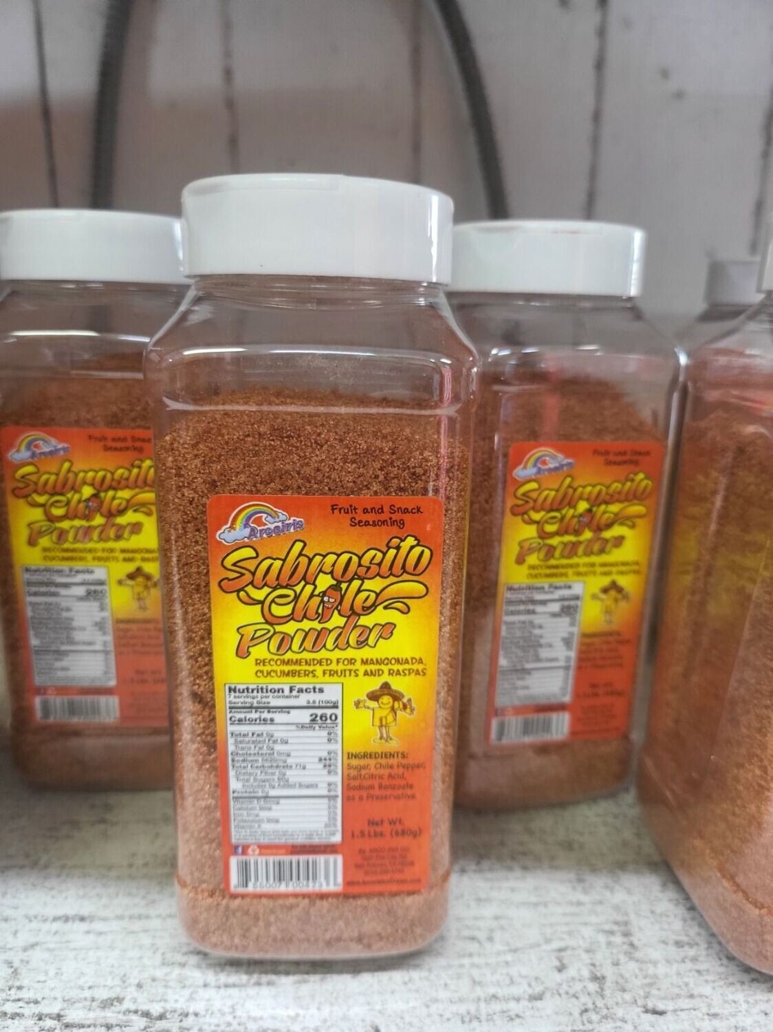 Sabrosito Chile Powder 1.5- Pound Jar (Single)