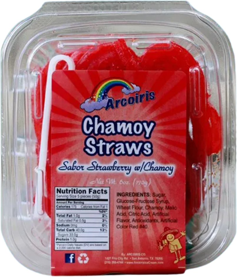 Sabrositas Chamoy Straws 5oz Tray