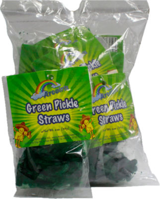 Green Pickle Straws