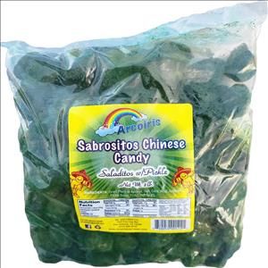 Sabrosito Chinese Candy Regular Flavor 2-lbs Container (Single Container)