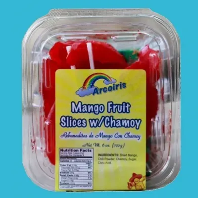 Fruit Mango Slices w/ Chamoy 6oz Tray (Single)