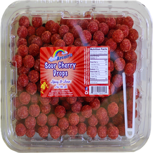 Sour Cherry Drops Spicy & Sour 3-Pound Tray (Single)