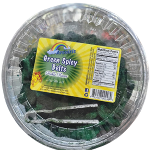 Green Pickle Belts Spicy & Sour 2-Pound Tray (Single Tray)