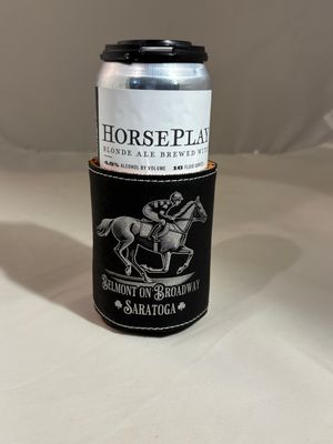 Belmont on Broadway Leatherette Koozie