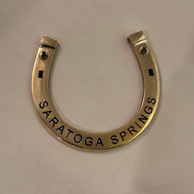 Liffey Brass SARATOGA Horse Shoe-SPW17SAR