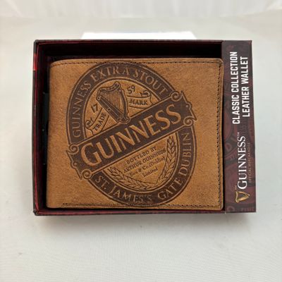 GUINNESS Brown LEATHER WALLET-5623