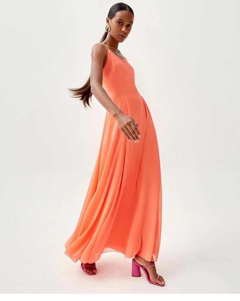 VESTIDO EDNA ROS A, SIZE: 36