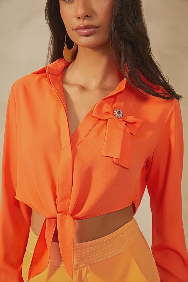 CAMISA MANOELA LARANJA, SIZE: 36