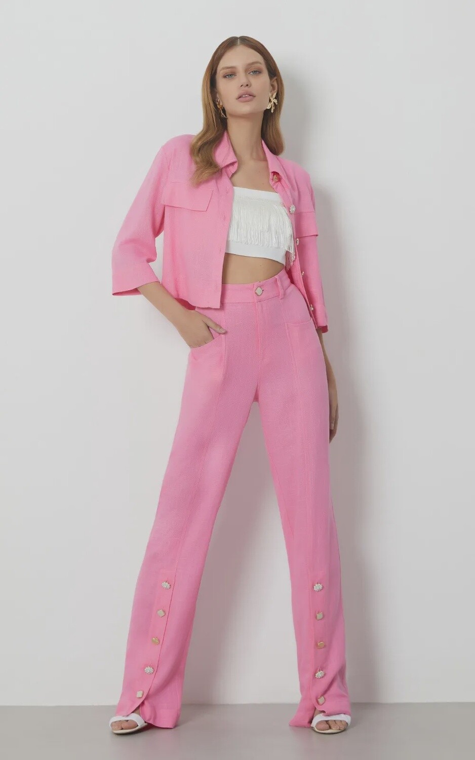 CONJUNTO HALIE ROSA, SIZE: 36