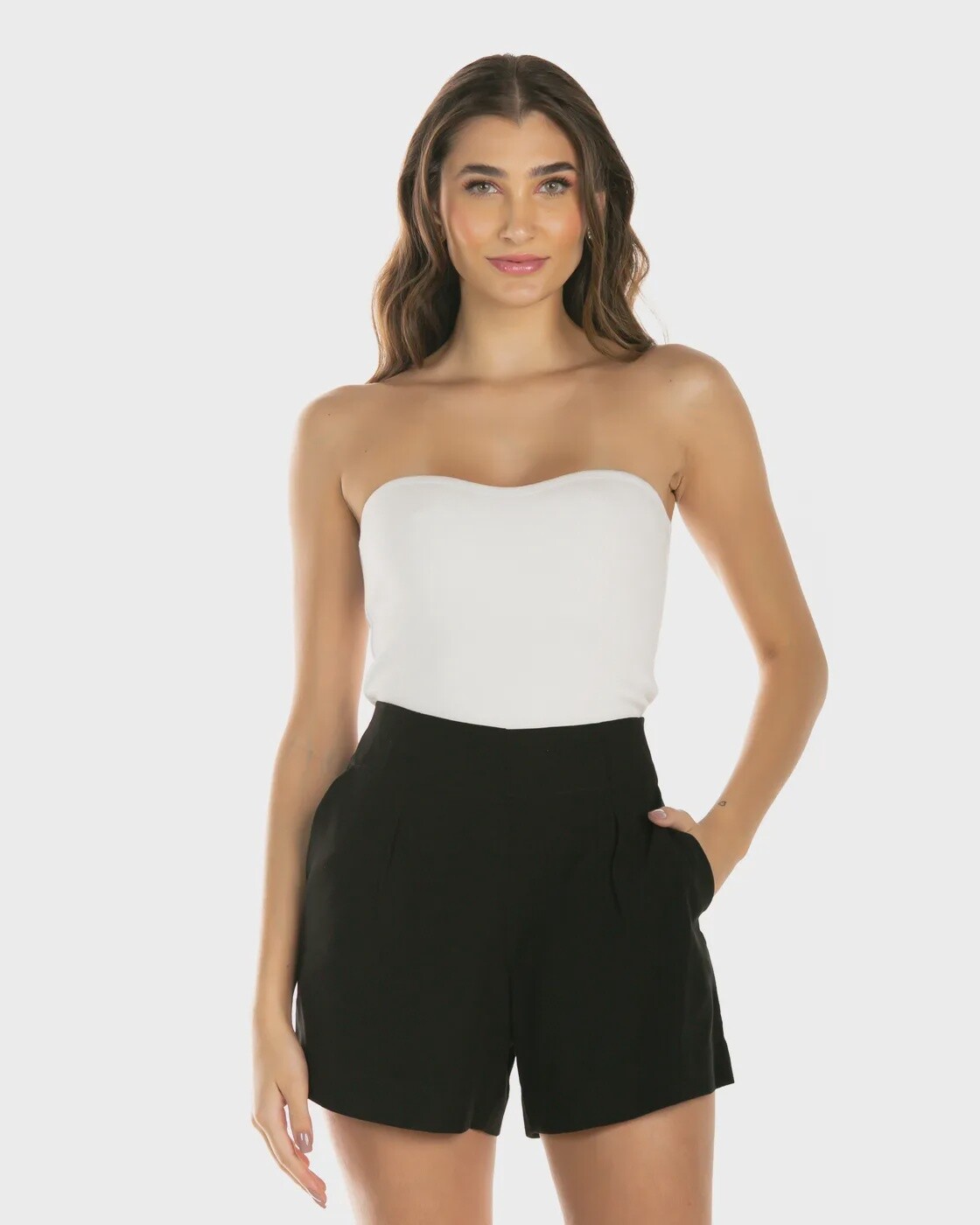 BLUSA DECOTE CORACAO, SIZE: P