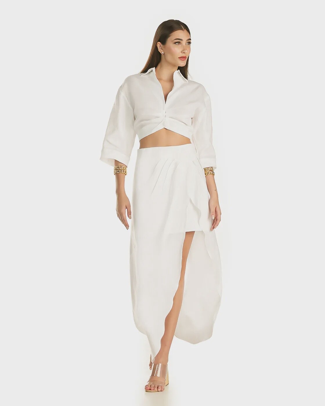 CONJUNTO OFF SAIA FENDA, SIZE: P