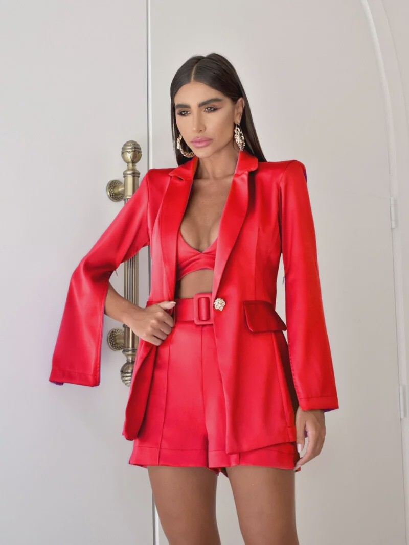 CONJUNTO ARIELA, COR: VERMELHO, SIZE: M
