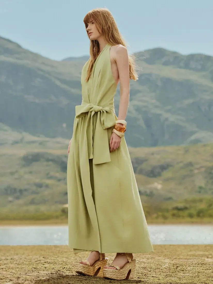 VESTIDO FRENTE UNICA AMARRACAO, SIZE: PP
