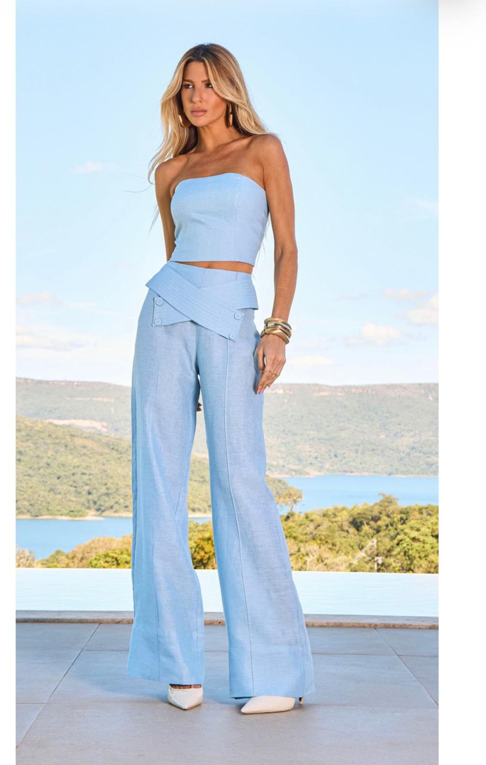 CONJUNTO LARISSA, COR: AZUL, SIZE: 36