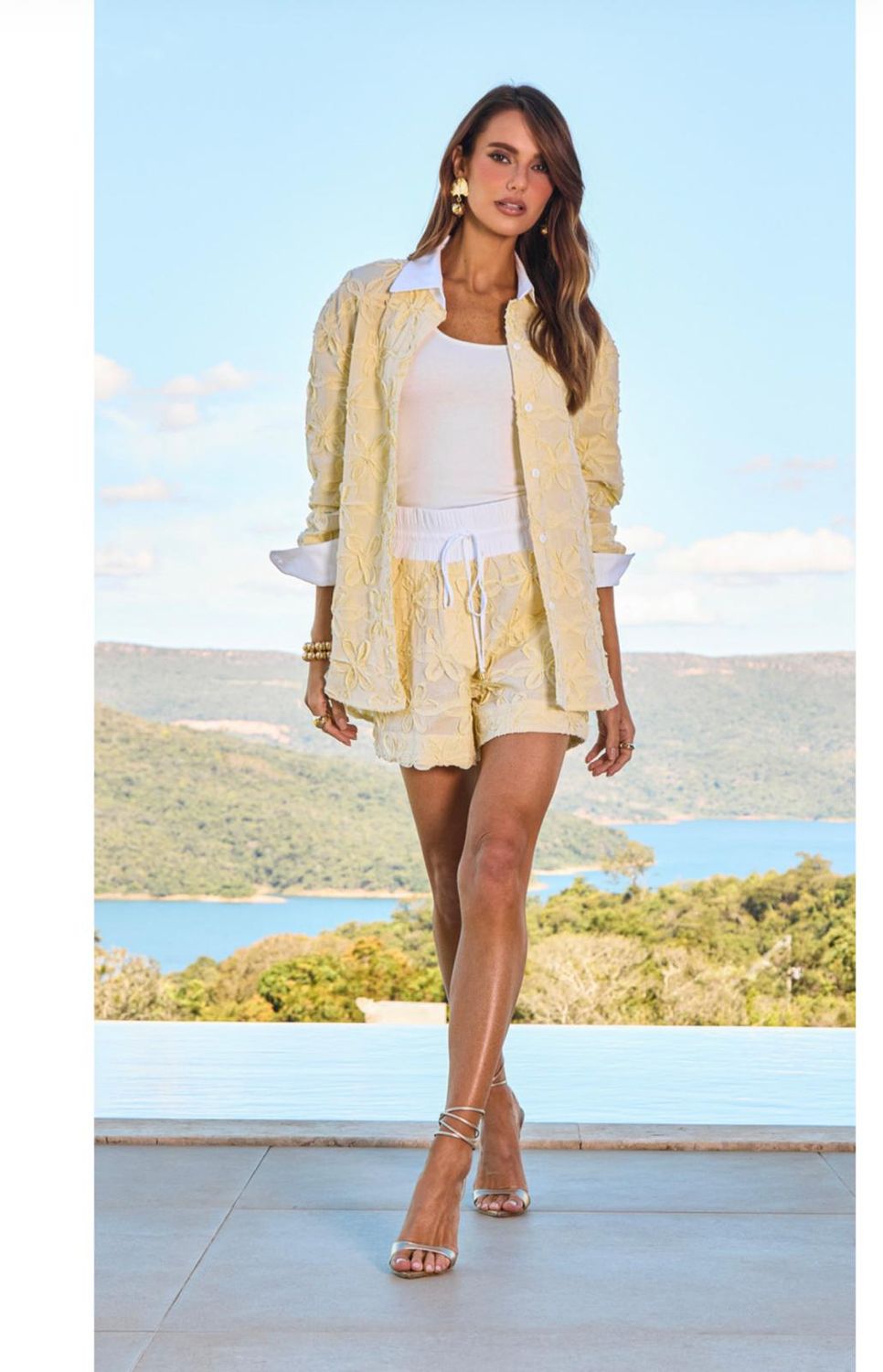 CONJUNTO ANGELITA, COR: AMARELO, SIZE: 36