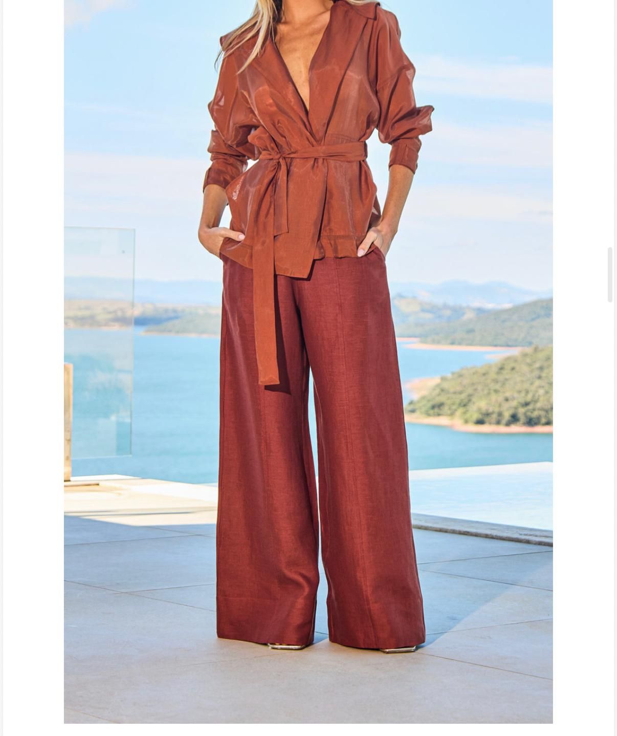 CALCA GISELE, COR: COBRE, SIZE: 36