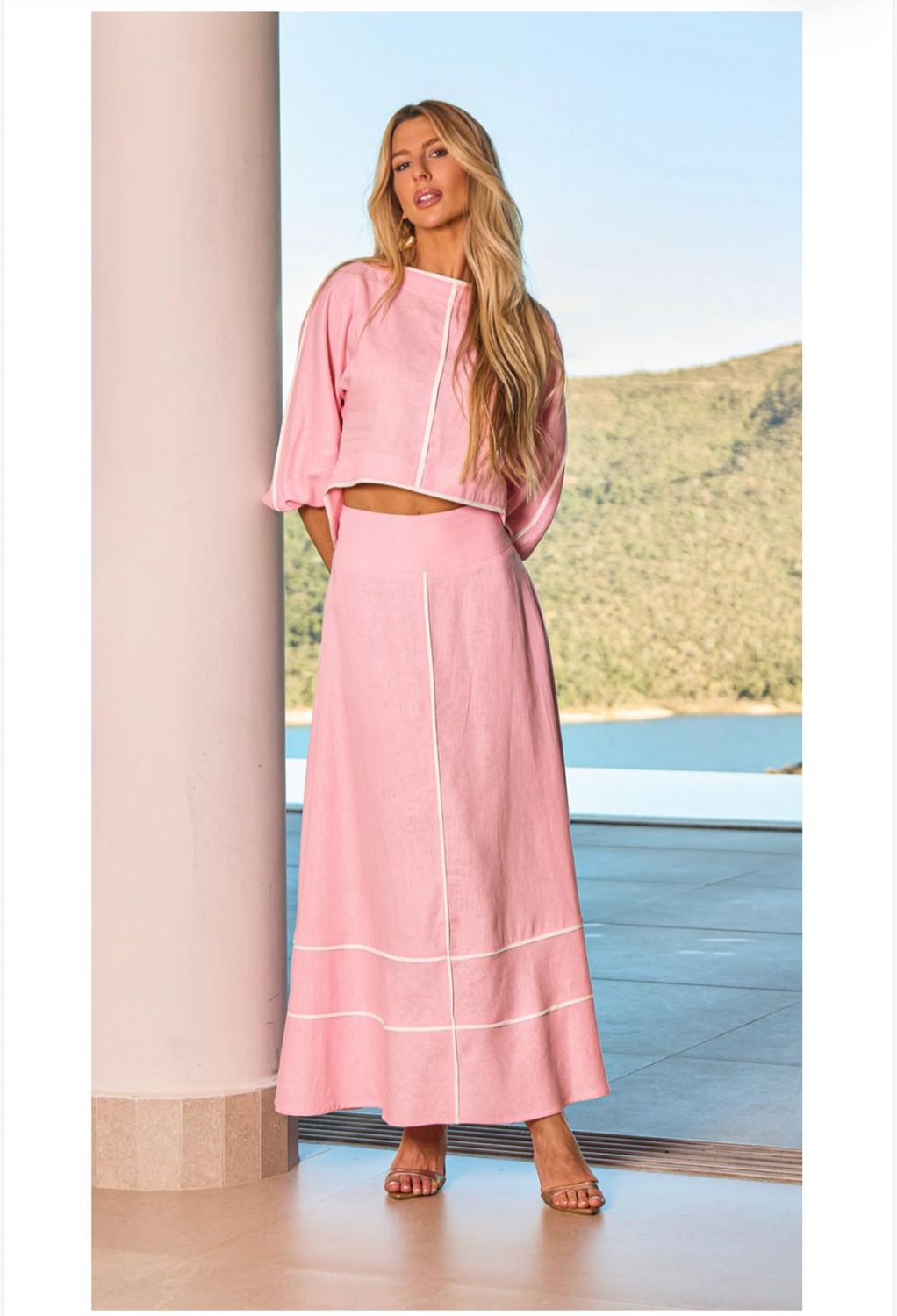 BLUSA ZARA, COR: ROSA, SIZE: 36