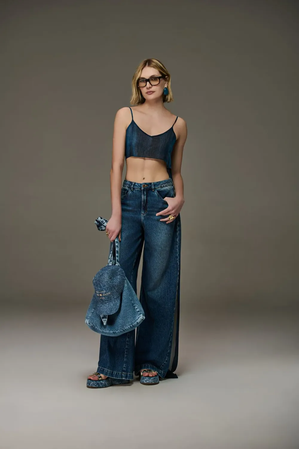 CALCA WIDE LEG JEANS TRADICIONAL, SIZE: 36