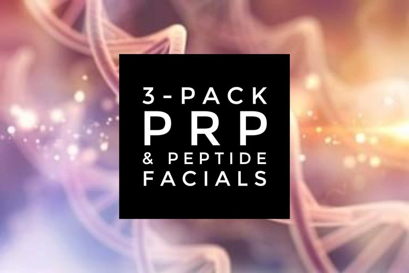 3-Pack PRP & Peptide Microneedling Facials