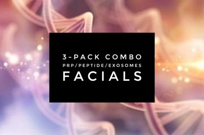3-Pack Combo PRP/ Peptide/ Exosomes Microneedling Facials