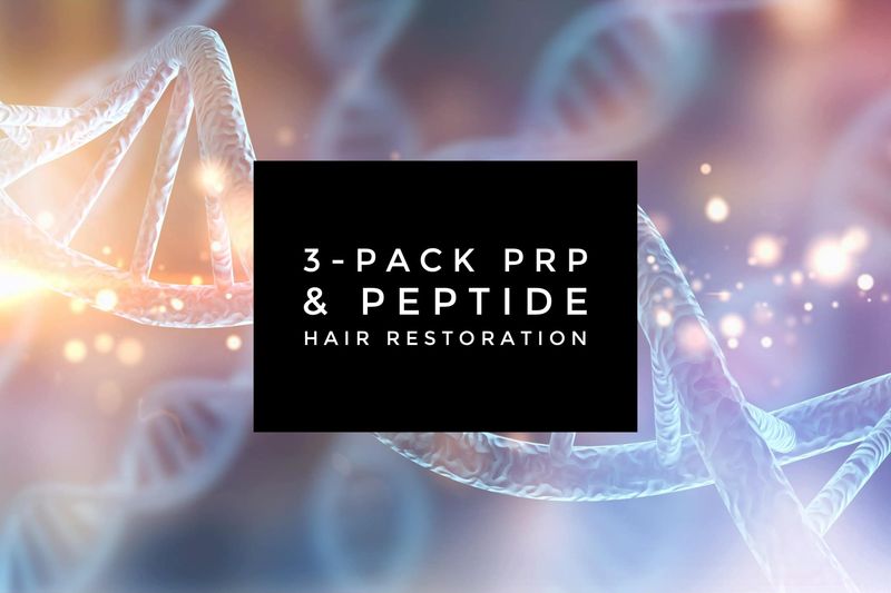 3-Pack PRP & Peptide Hair Restoration