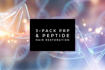 3-Pack PRP & Peptide Hair Restoration