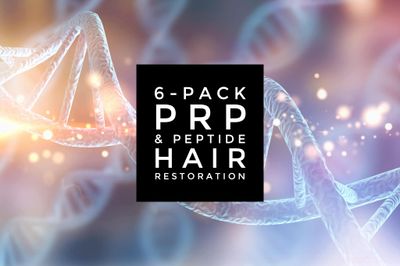 6-Pack PRP & Peptide Hair Restoration