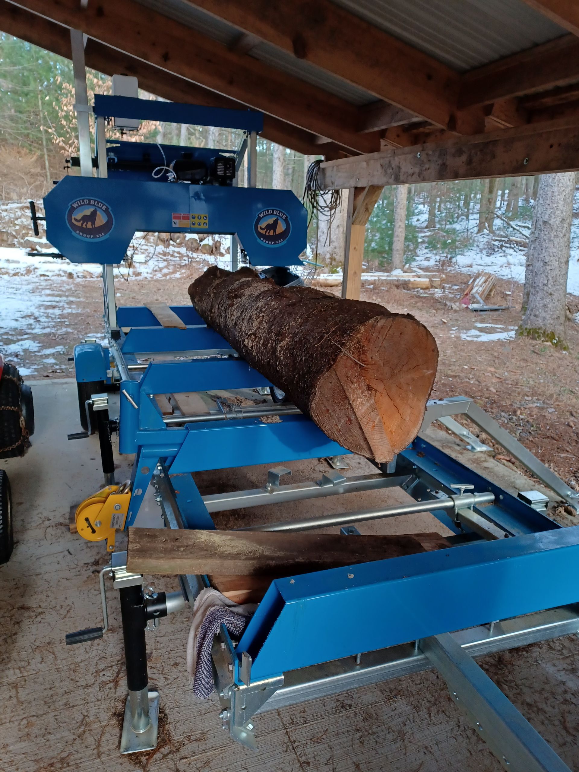 Wild Blue Pro 3011 Portable Sawmill & Trailer