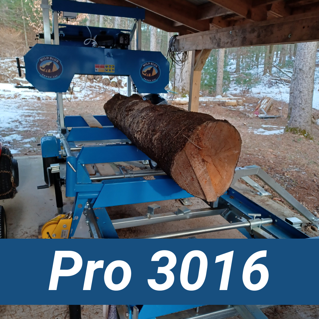 Wild Blue Pro 3016 Portable Sawmill & Trailer