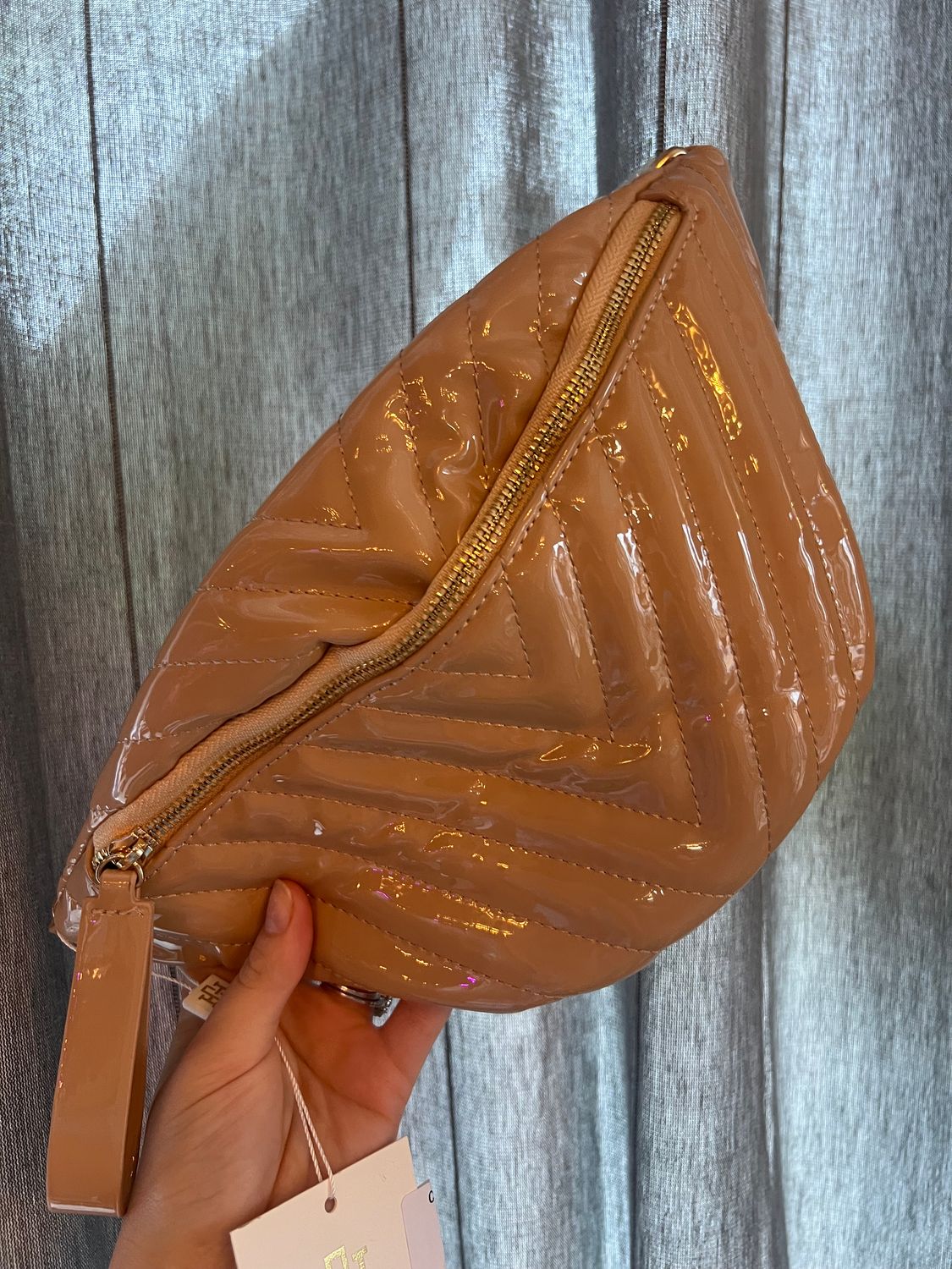 Charlotte Belt Bag Shimmer-Beige