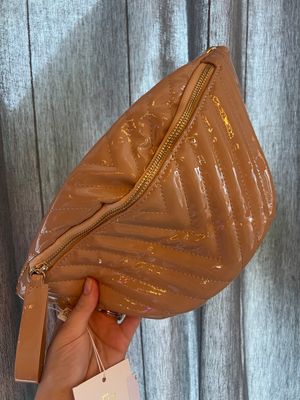 Charlotte Belt Bag Shimmer-Beige