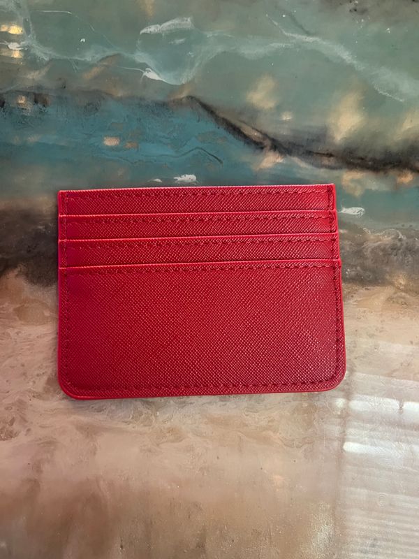 Card Holder Red